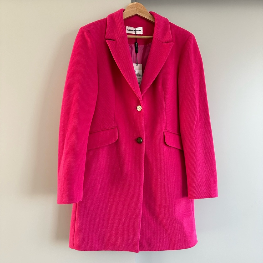 Sandro Ferrone pink jacket size 42